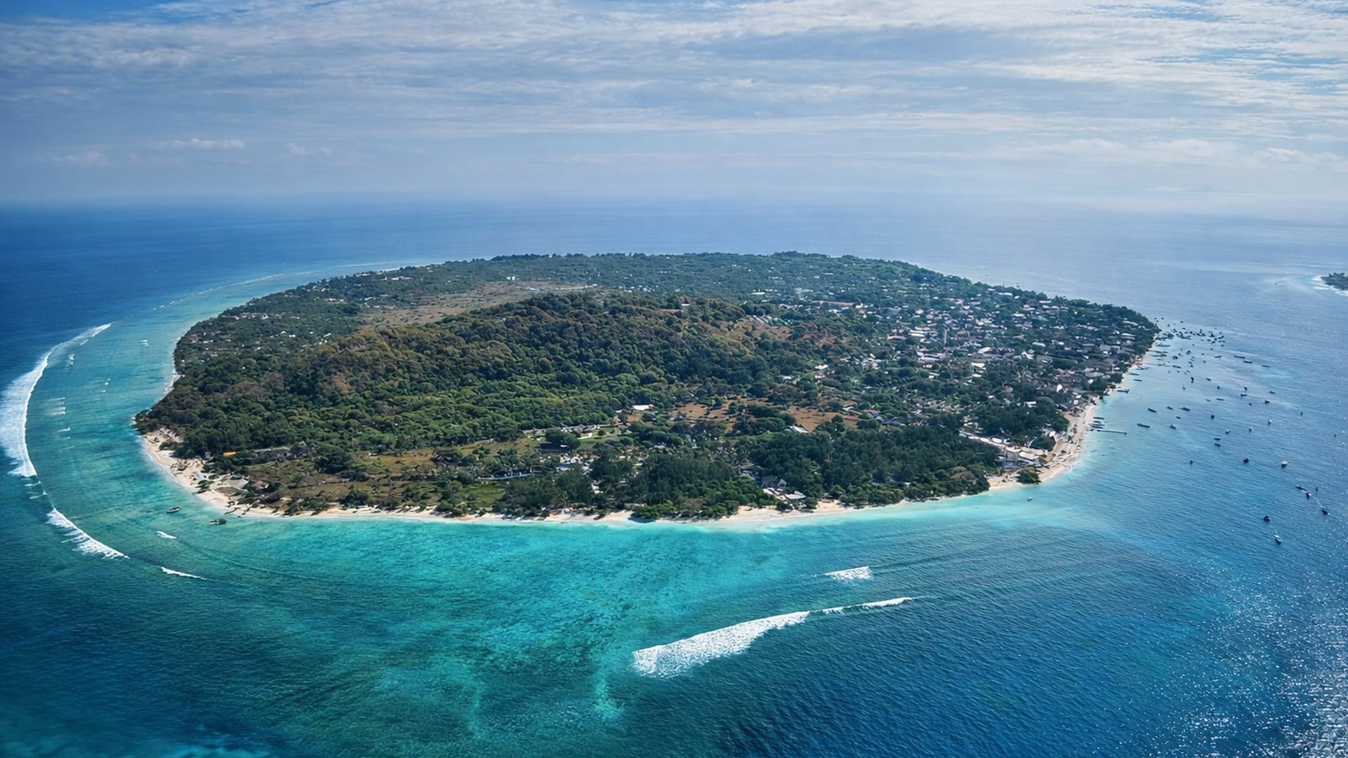 Gili Trawangan sky and beach